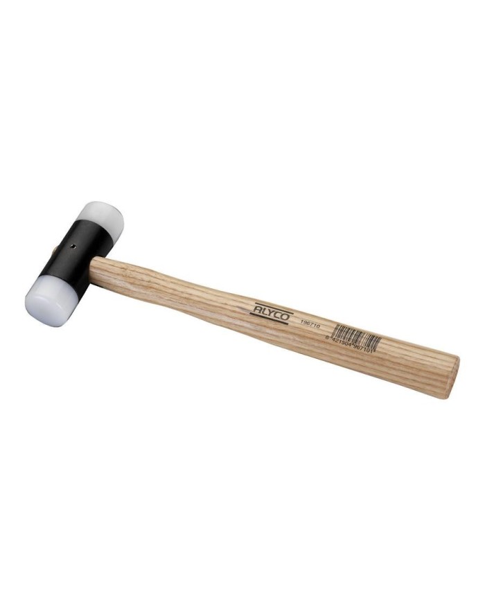 MARTILLO BOCA NYLON ALYCO 44 MM. MANGO MADERA