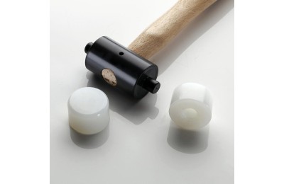 MARTILLO BOCA NYLON 28 MM. MANGO MADERA ALYCO