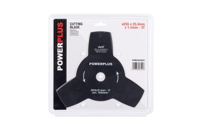 CUCHILLA DESBROZADORA POWERPLUS 255X25,4X1,4MM.