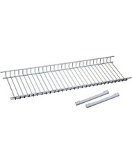 ESCURREVASOS SAUVIC PLASTICO BLANCO 65CMS CON REGLETA