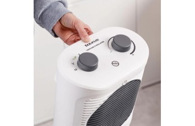 CALEFACTOR TAURUS VERTICAL BLANCO 2400W. OSCILLATING