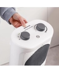 CALEFACTOR TAURUS VERTICAL BLANCO 2400W. OSCILLATING
