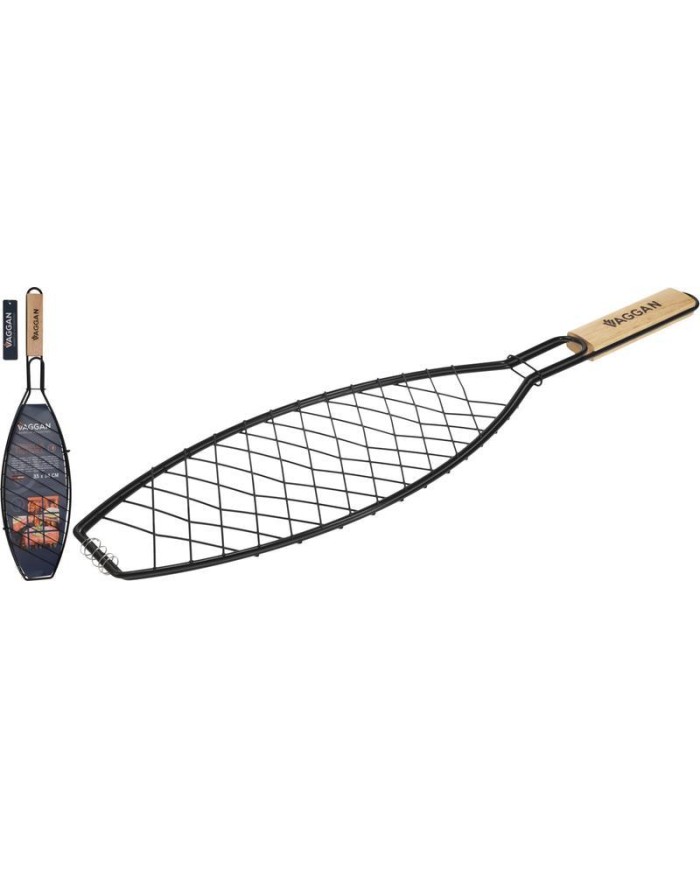 PARRILLA CROMADA BBQ DOBLE PESCADO C86500750