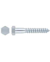 TIRAFONDO CABEZA HEXA. 10 X 40 ZINCADO INDEX (100U)