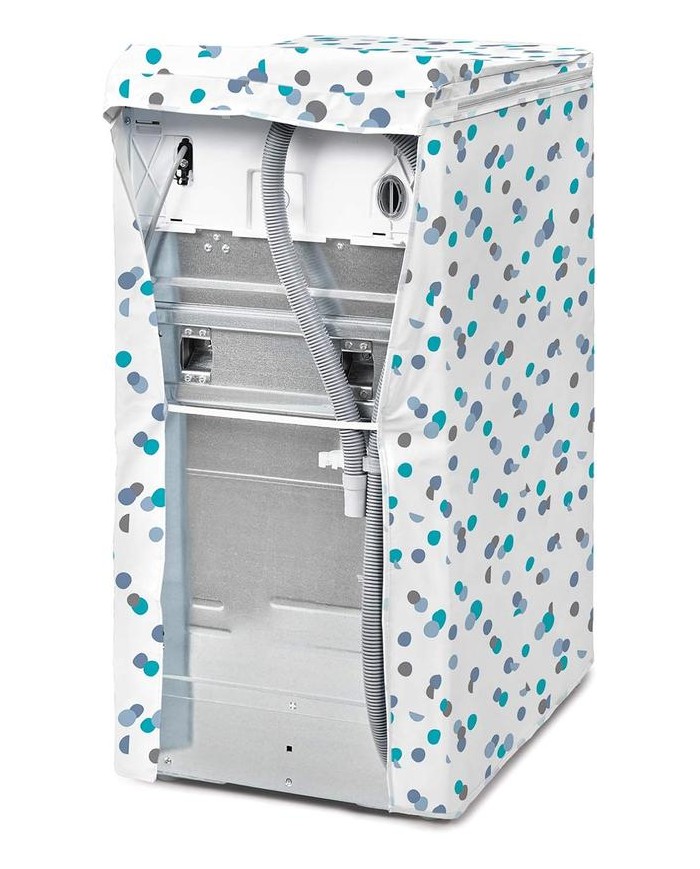 FUNDA LAVADORA CARGA SUPERIOR RAYEN 84X45X65 CMS.     ESTAMPADO CONFETI