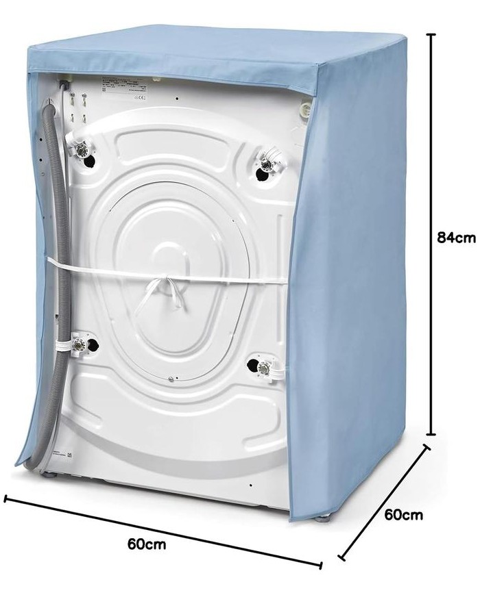 FUNDA LAVADORA CARGA FRONTAL RAYEN 84X60X60 CMS. AZUL