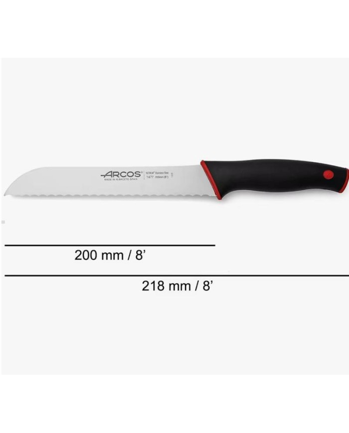 CUCHILLO ARCOS MOD.DUO PANERO PERLADO 147722 200MM.   147722