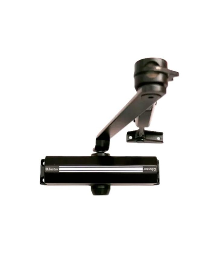 CIERRAPUERTAS JUSTOR CH 2-3 PR NEGRO JUSTOR (HOJA 95CM-60 KG) 1332.09