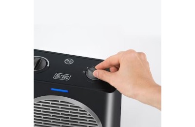 CALEFACTOR B&D VERTICAL NEGRO 2000W.