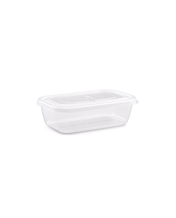 FIAMBRERA PLASTICFORTE CLASSIC TAPA TRANSPARENTE 600 ML.
