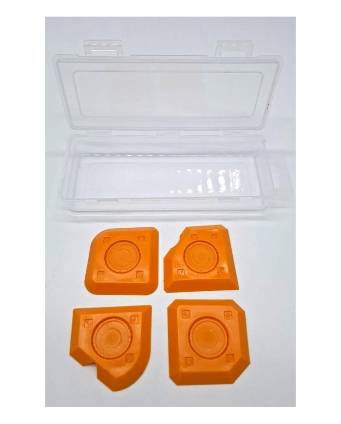 JUEGO  4 ESPATULAS PARA JUNTAS DE SILICONA PAMEX