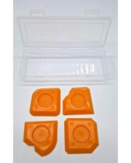 JUEGO  4 ESPATULAS PARA JUNTAS DE SILICONA PAMEX
