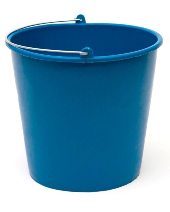 CUBO AGUA PLASTICO PROMO 12LTS. AZUL