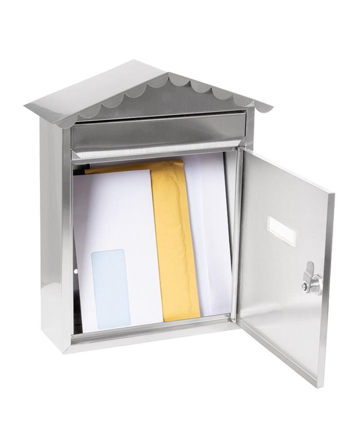 BUZON EXTERIOR ARREGUI VISIT ACERO INOXIDABLE 228X22MM.