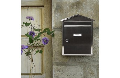 BUZON EXTERIOR ARREGUI VISIT ACERO INOXIDABLE 228X22MM.