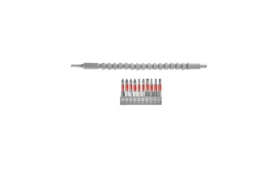 JUEGO PUNTAS ATORNILLAR 11PZAS. EINHELL EJE FLEXIBLE  49133115