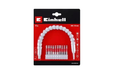 JUEGO PUNTAS ATORNILLAR 11PZAS. EINHELL EJE FLEXIBLE  49133115