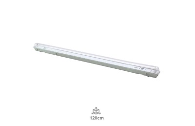 PANTALLA ESTANCA GSC TUBO LED T8 120CM