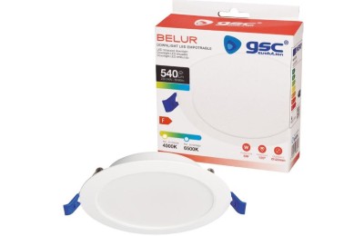 LED DOWN GSC CIRCULAR EMPOTRAR 6W 6500 K BLANCO 12CMS.