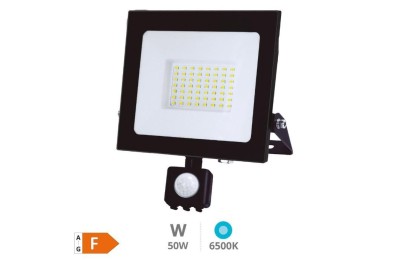 FOCO LED. 50W. 6500K GSC IP65 NEGRO-LIBERTINA