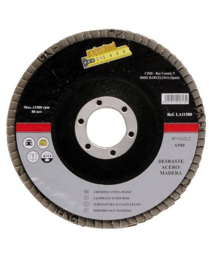 DISCO LAMINAS METAL MEDID LA-115-AN40 115MM