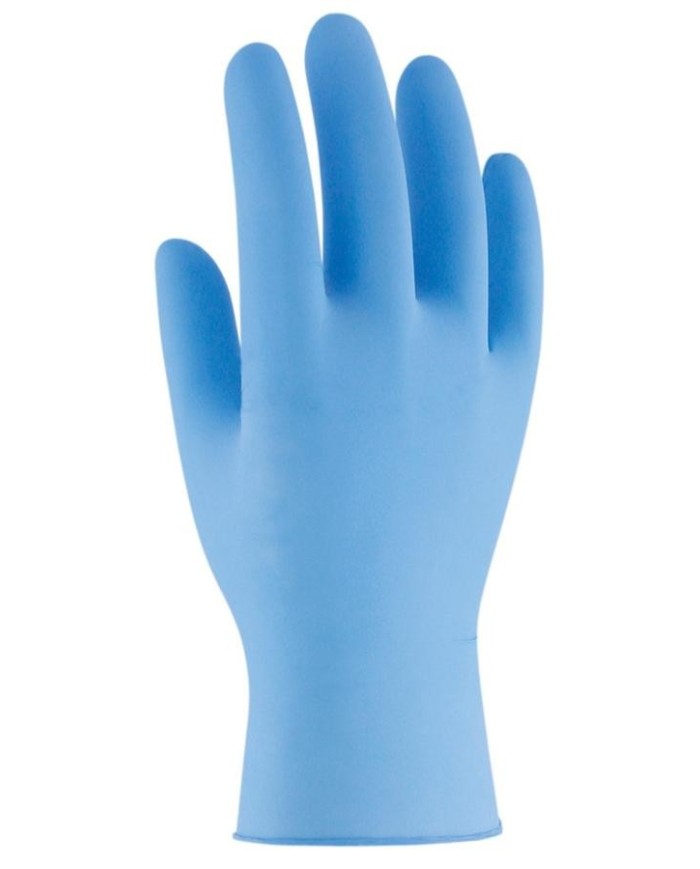 GUANTES NITRILO SANTEX TALLA M AZUL C/100UNID.