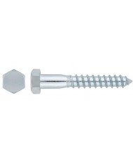 TIRAFONDO CABEZA HEXA.  7 X 50 ZINCADO INDEX (200U)