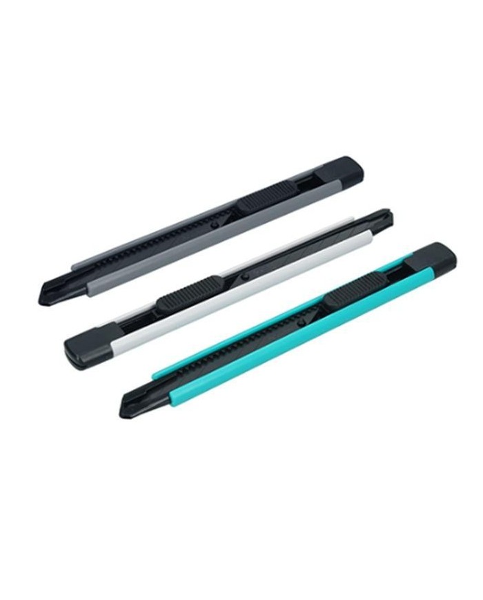 CUTTER FSK  9 MM. PLASTICO COLORES  FSKTWP209