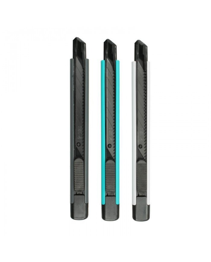 CUTTER FSK  9 MM. PLASTICO COLORES  FSKTWP209