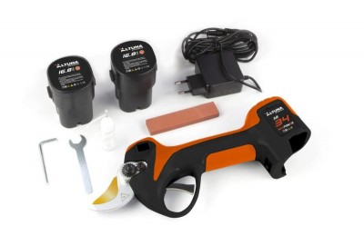 TIJERA PODA ALTUNA 21'8V. 2 BATERIAS 2.6AH HOJA TITANIO CORTE 34MM. AB34TITANIO