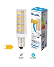 BOMBILLA LED TUBULAR GSC 4,8W E14 6000K 200645016