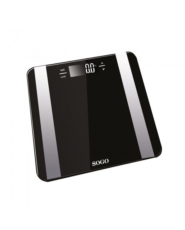 BASCULA BAÑO SOGO DIGITAL MEDIDOR CORPORAL 150KGS. BAB-SS-3980