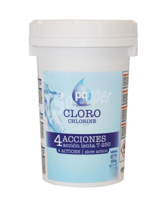 CLORO PQ 4 ACCIONES T-250 4KG.