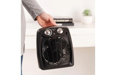 CALEFACTOR TAURUS TROPICANO NEGRO 2400W.