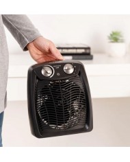 CALEFACTOR TAURUS TROPICANO NEGRO 2400W.