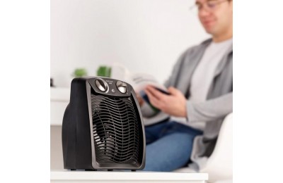 CALEFACTOR TAURUS TROPICANO NEGRO 2400W.