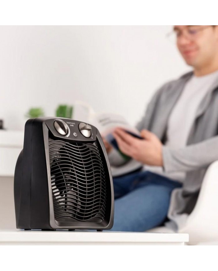 CALEFACTOR TAURUS TROPICANO NEGRO 2400W.
