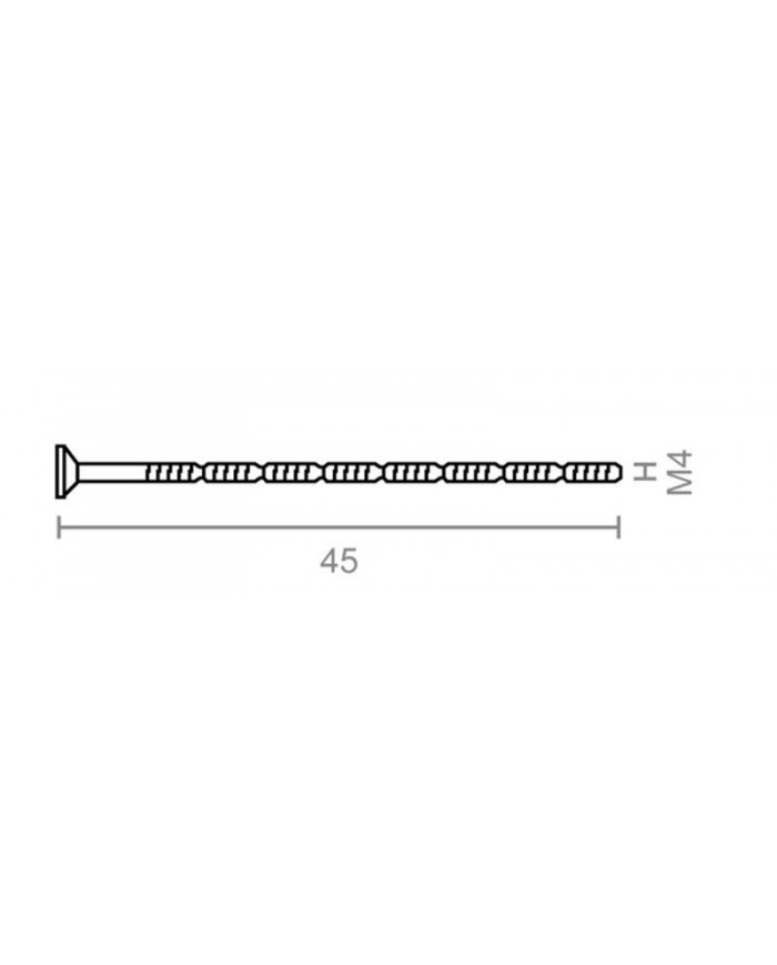 TORNILLO TIRADOR MULTICORTE MICEL TRN07 M4X45MM. BICROMATADO (100U)