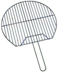 PARRILLA CROMADA BBQ DOBLE PESCADO C86500750