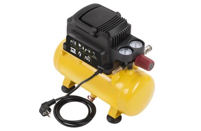 COMPRESOR 1100W. POWERPLUS 6L. SIN ACEITE POWX17215