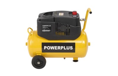 COMPRESOR 1100W. 24L. POWERPLUS SIN ACEITE POWX17250