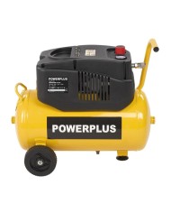 COMPRESOR 1100W. POWERPLUS 6L. SIN ACEITE POWX17215
