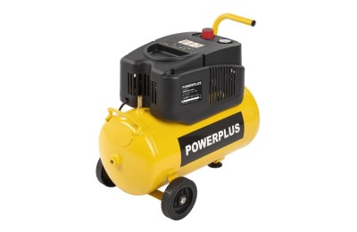COMPRESOR 1100W. 24L. POWERPLUS SIN ACEITE POWX17250