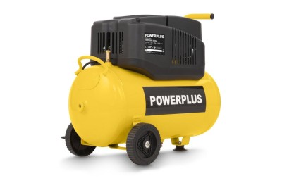 COMPRESOR 1100W. 24L. POWERPLUS SIN ACEITE POWX17250