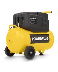 COMPRESOR 1100W. 24L. POWERPLUS SIN ACEITE POWX17250