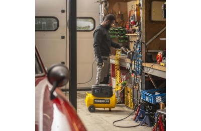 COMPRESOR 1100W. 24L. POWERPLUS SIN ACEITE POWX17250