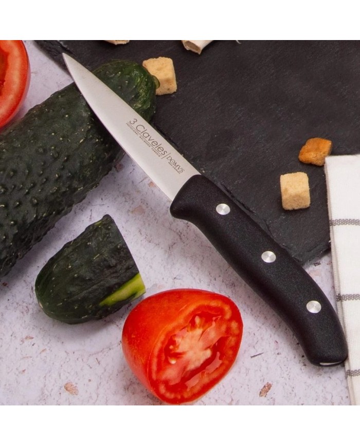 CUCHILLO VERDURAS 3 CLAVELES DOMVS 9CMS.