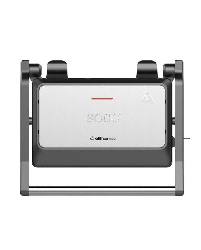 PLANCHA GRILL SANDWICHERA SOGO INOXIDABLE