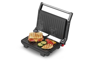 PLANCHA GRILL SANDWICHERA SOGO INOXIDABLE