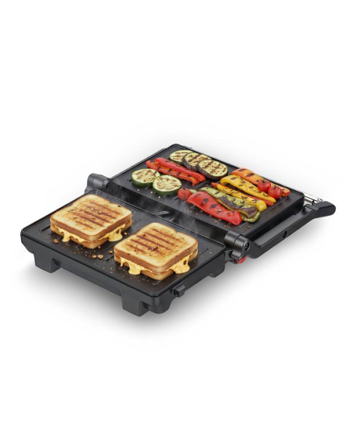 PLANCHA GRILL SANDWICHERA SOGO INOXIDABLE